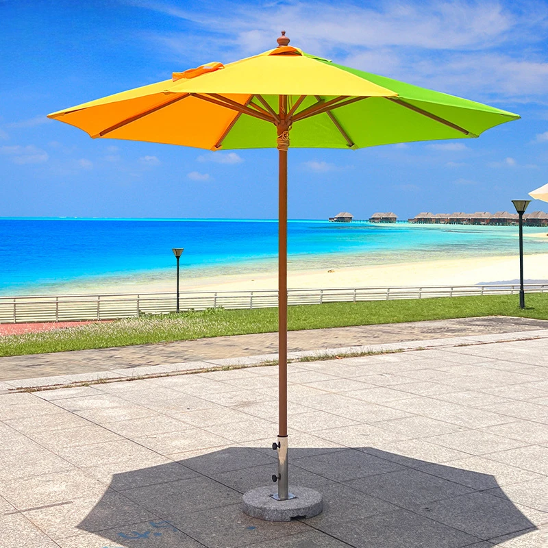 Internet celebrity clock in outdoor beach