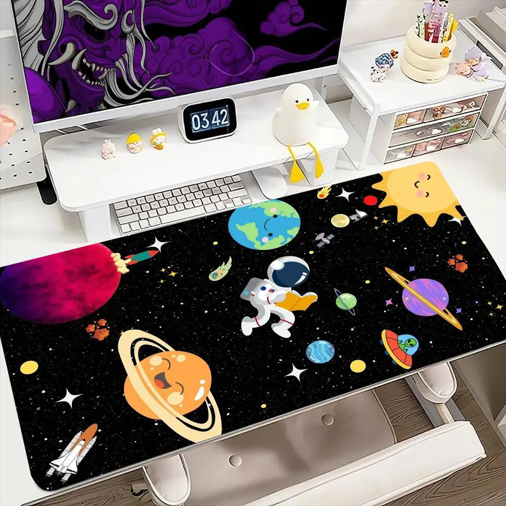 

Cartoon universe planet Mouse Pad 900x400MM Large Gaming Mousepad Keyboard Gamer Rubber Anti-wrinkle Anti-Slip Bottom Desk Mat