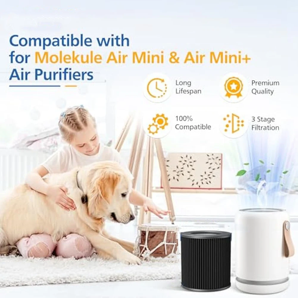 مجموعة ملحقات أجزاء Air Mini ، فلاتر Molekule ، Air Mini ، أجهزة تنقية الهواء ، عبوة 2
