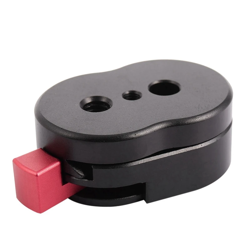 2X Field Monitor Quick Release Plate For LCD Monitor Magic Arm LED Light Camera Camcorder Rig With 1/4-Inch Screw Hole