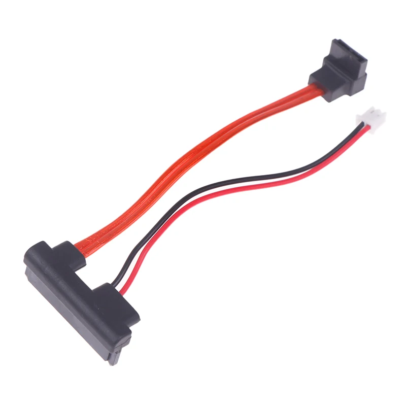 1 PCS SATA To IDE Hard Drive Power Adapter Cable 90 Degree Angle 22P 7+15Pin 13cm SATA Hard Drive Cable Data Cable