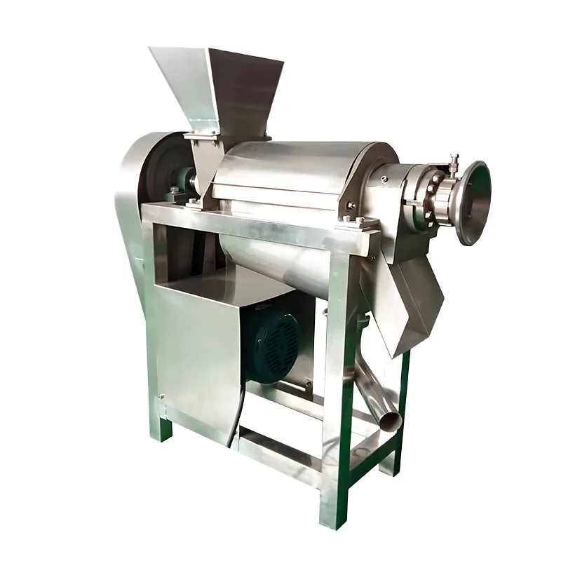 Multi-Purpose 500kg Spiral Juice Extractor Industrial Spiral Crushing Type Juice Machine For Apple Pear Carrots Pineapple Ginger