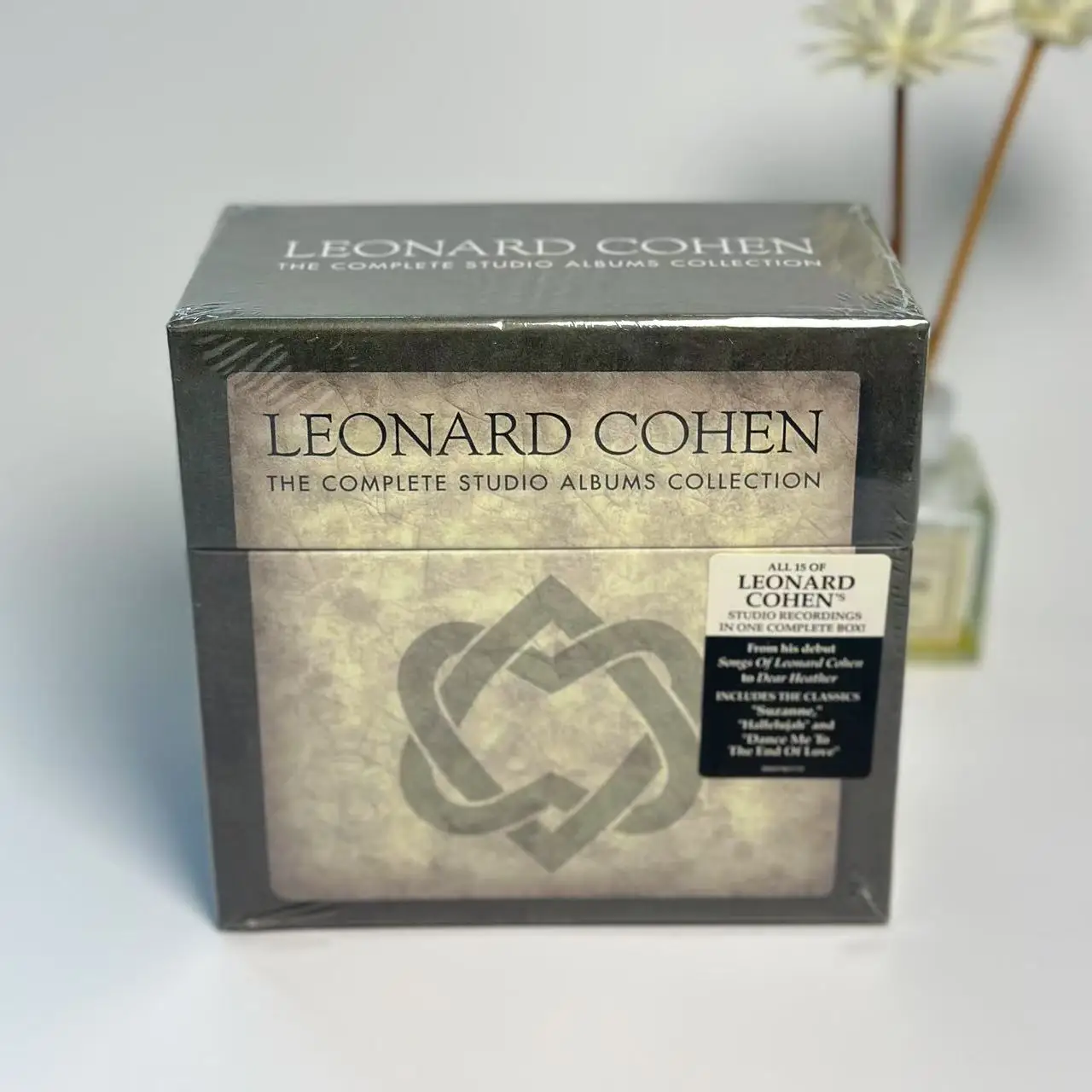 

Ballad Leonard Cohen Music CD The Complete Studio Albums Collection Hallelujah 15pcs Music Record Cosplay Car Soundtracks Box