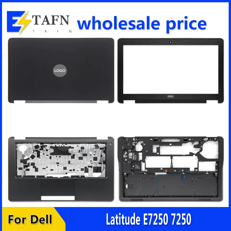 

New Original For Dell Latitude E7250 7250 Laptop LCD Back Cover Front Bezel Upper Palmrest Bottom Base Case Keyboard Hinges