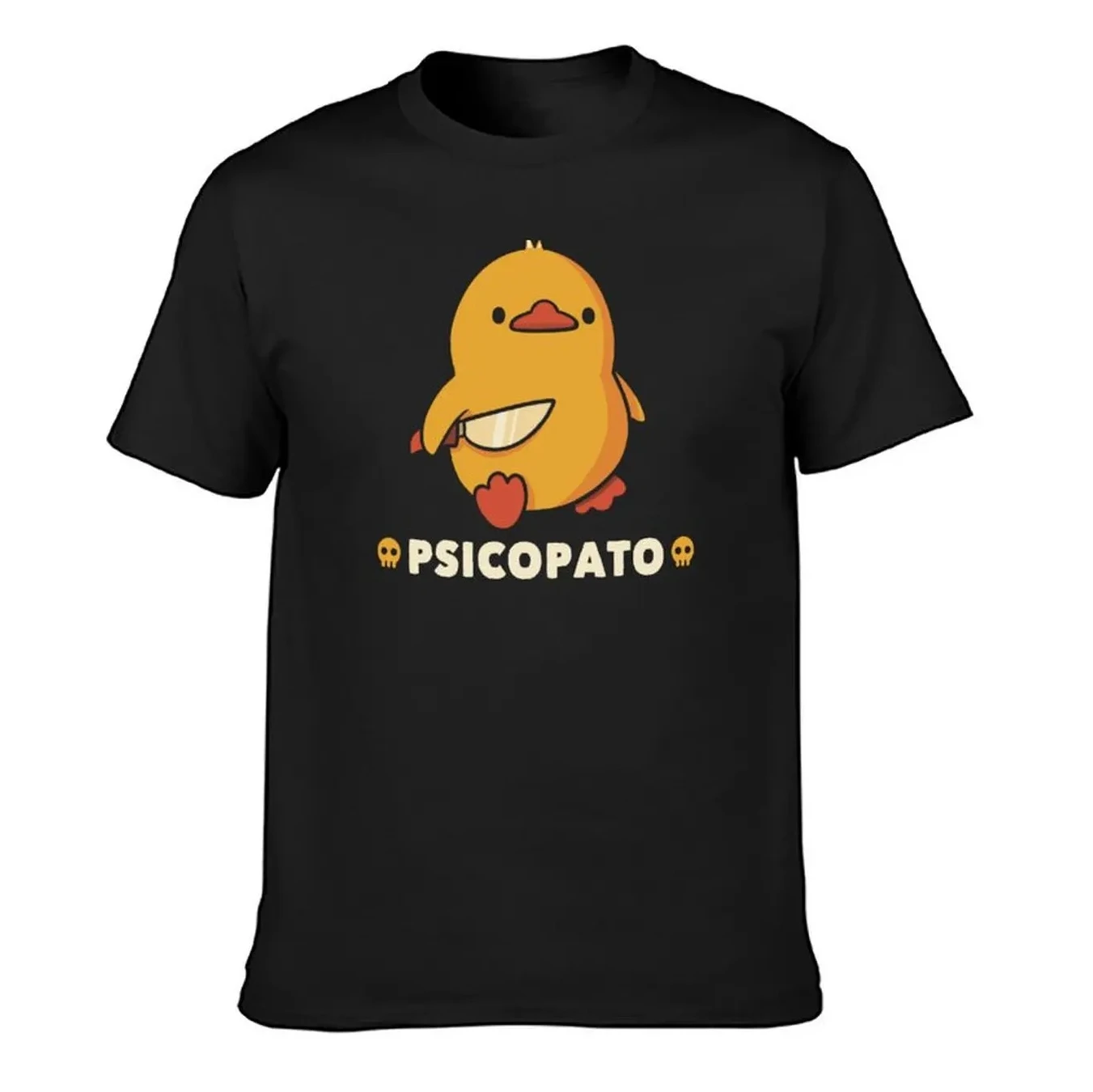 Camiseta 3D Impressa de Pato Engraçado Toby Fonseca para Homens e Mulheres - Camiseta PSICOPATO com Sorriso Malvado e Patinho Amarelo