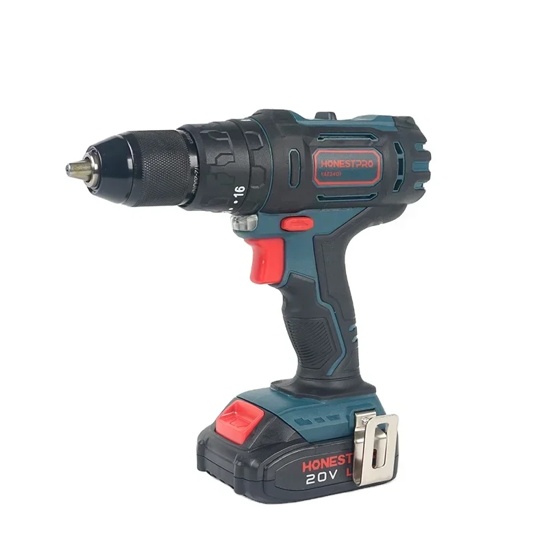 20V  rechargeable 2x2000mah Li-ion battery herramientas electric power tools furadeira electric Cordless power Drill