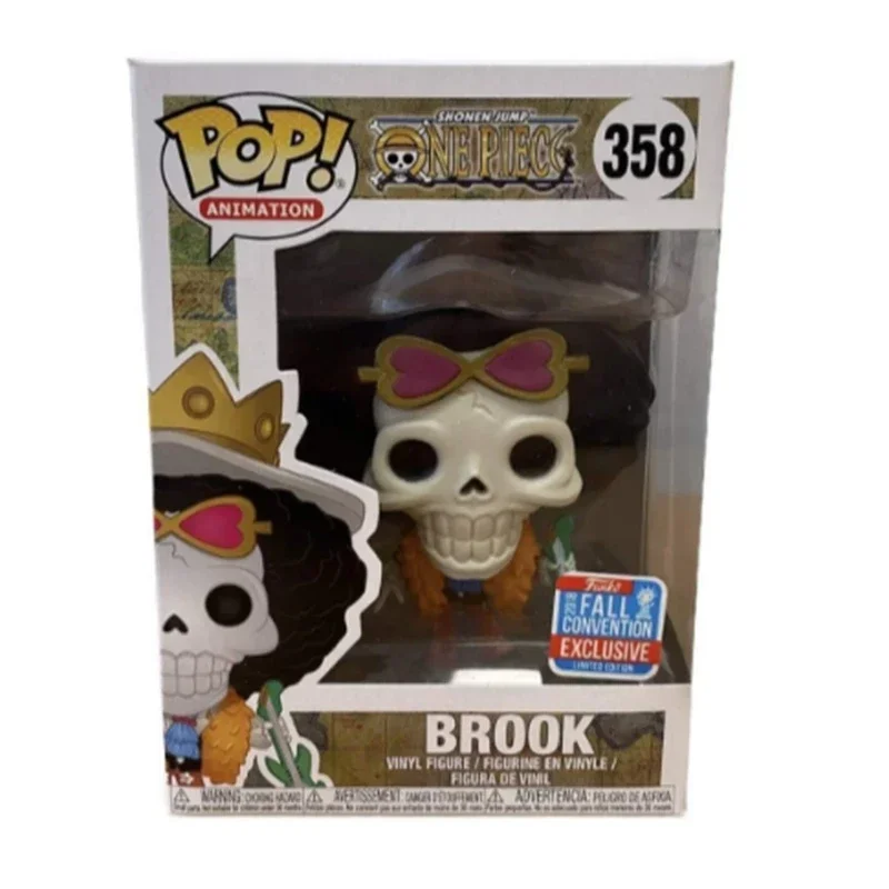 NEW Arrival ONE PIECE Toys Brook #358 Character Model Action Figure Toys for Children Gifts