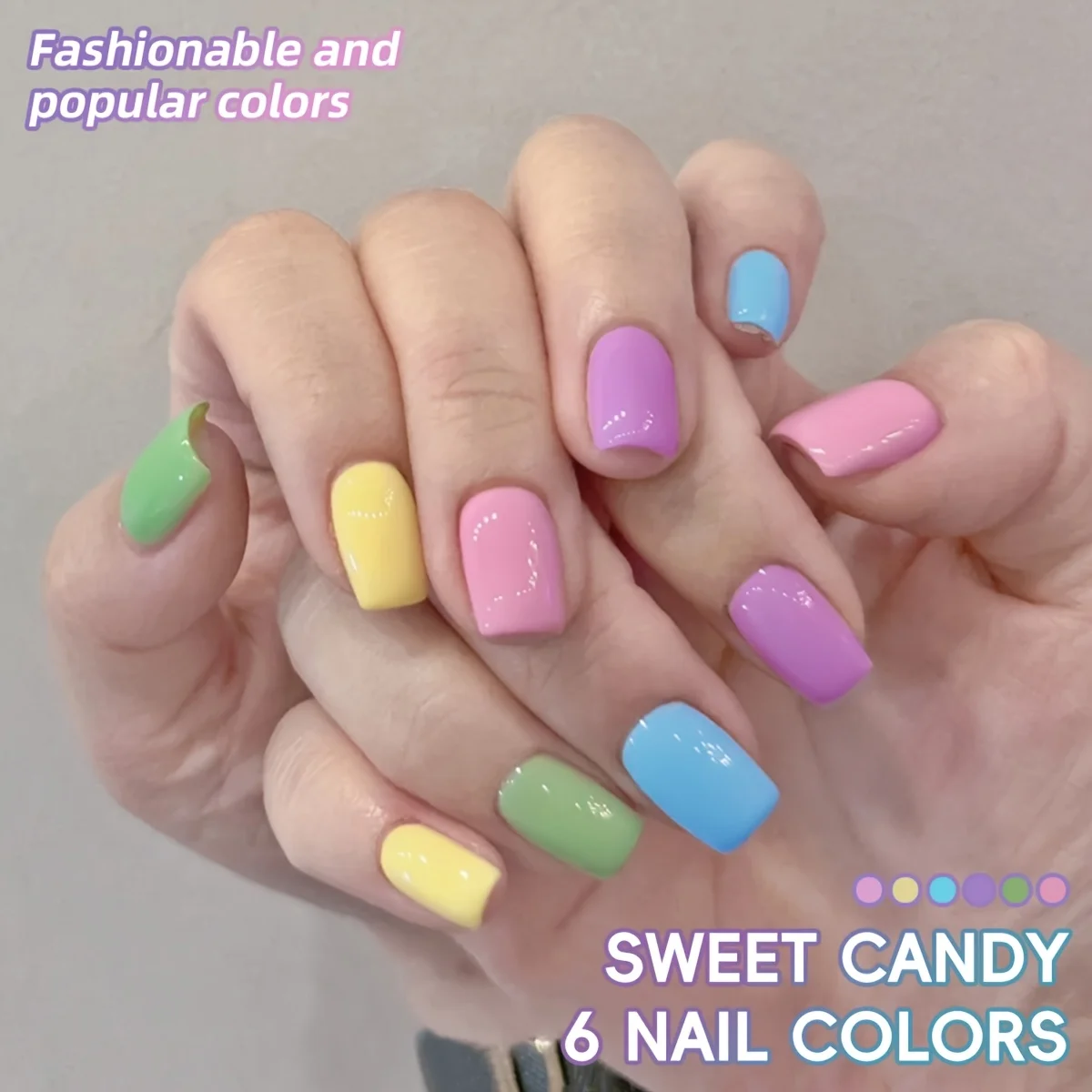 6 قطع من طلاء الجل الاحترافي النابض بالحياة بالأشعة فوق البنفسجية LED - نقع قبالة مانيكير فن الأظافر لتصاميم الأظافر المذهلة #3