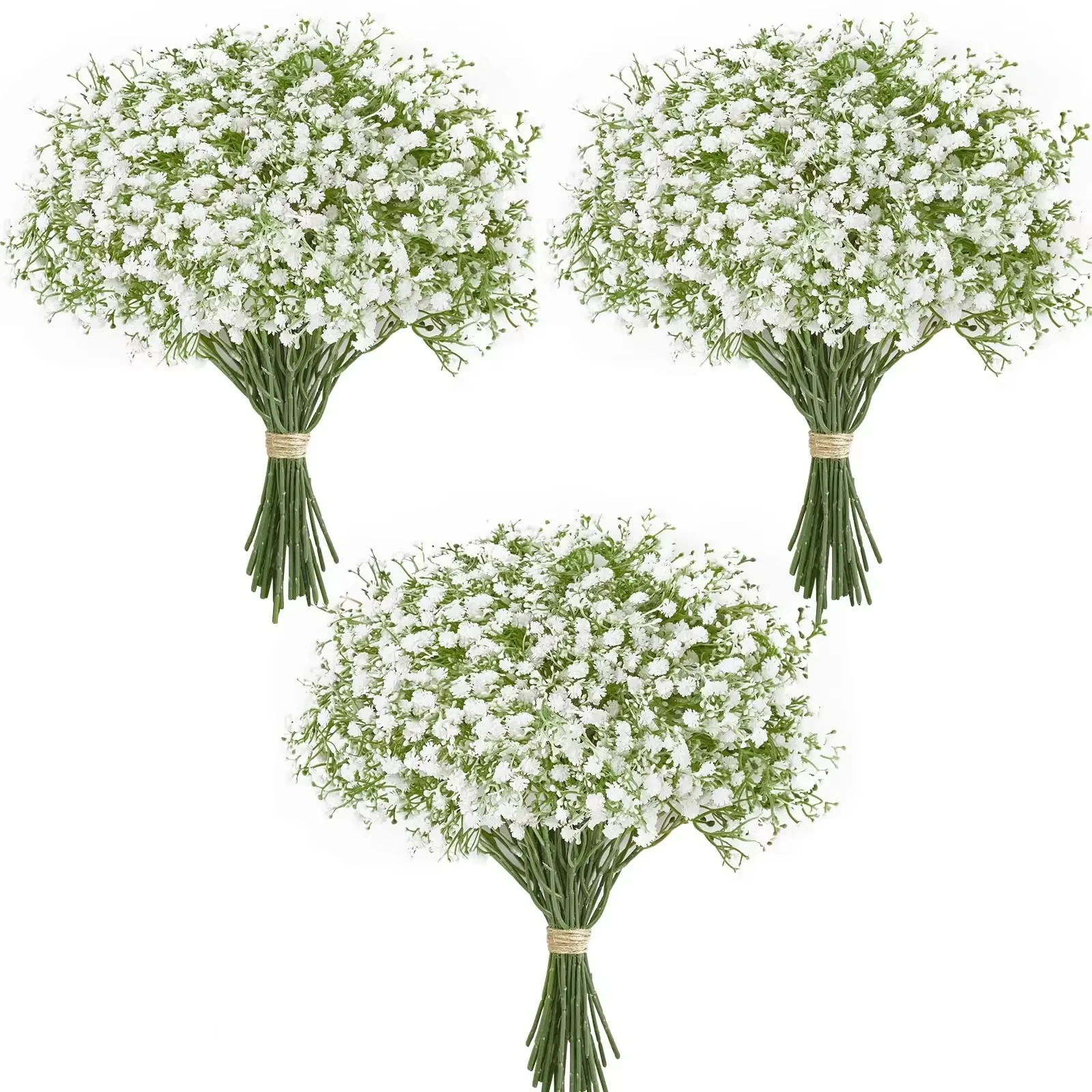 10pcs Artificial Flowers Fake Gypsophila Baby Breath Flower For Home Decoration Wedding Party Floral Bouquets DIY Accessories