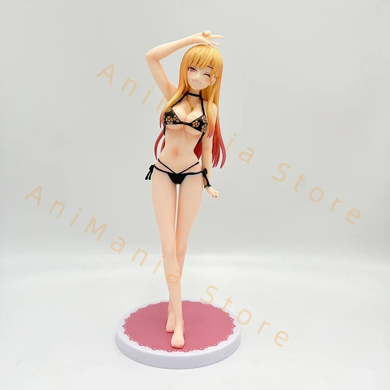 23 cm My Dress-Up Darling Marin Kitagawa Figura anime sexy Marin Kitagawa Bikini Action Figure Giocattoli per bambole modello da collezione per adulti