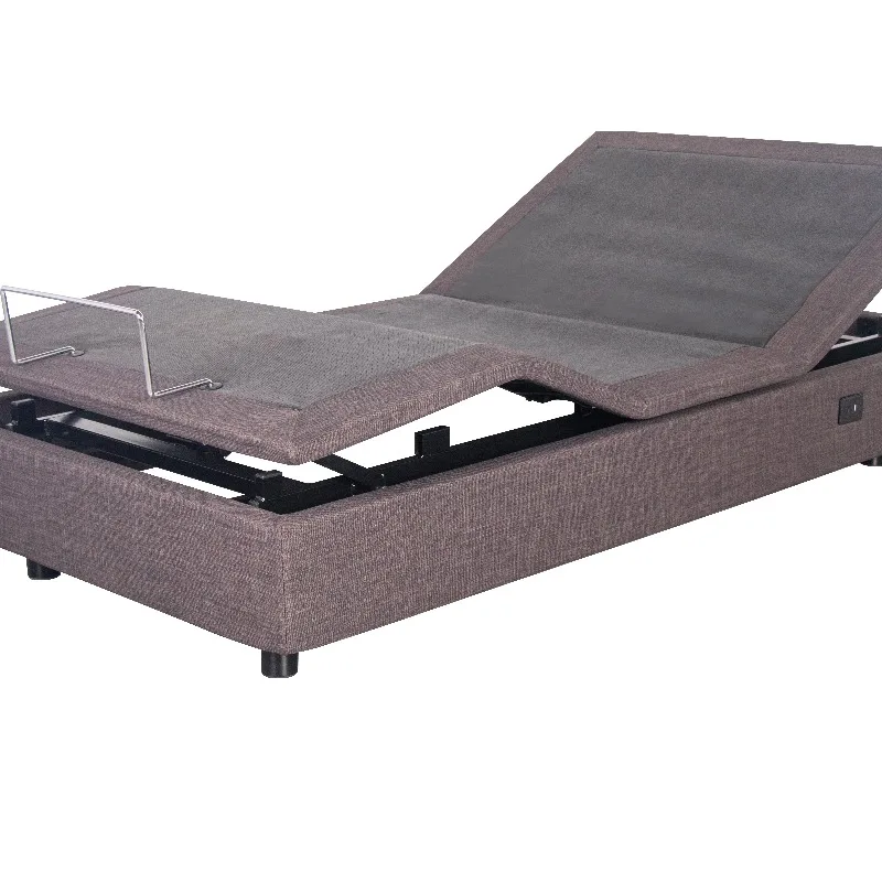 

Advanced Electric Bed Furniture Comfortable and Durable Metal Remote Control Adjustment Modern