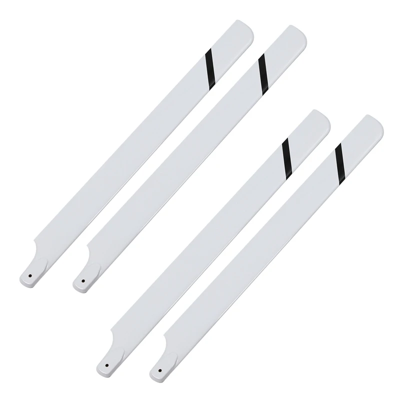 4X Fiber Glass 600Mm Main Blades For Align Trex 600 RC Helicopter UK Stock 77OD