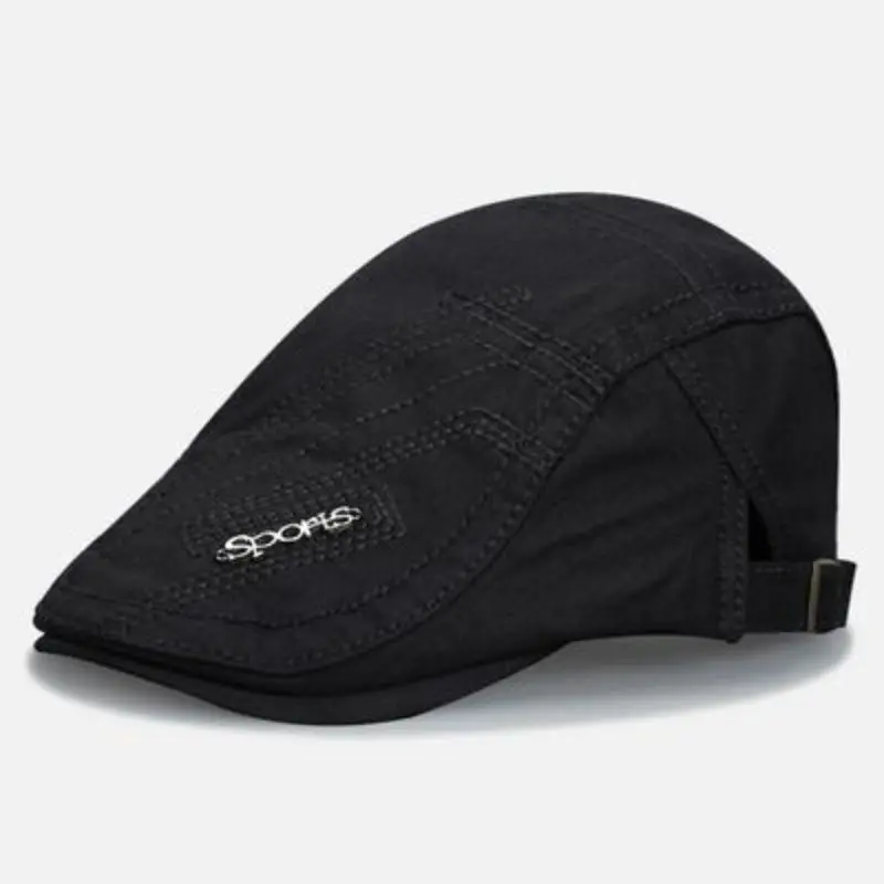 Spring And Summer Versatile New Cotton Beret Men's British Retro Literary Progress Women's Cap Korean Version Of The Youth Tide