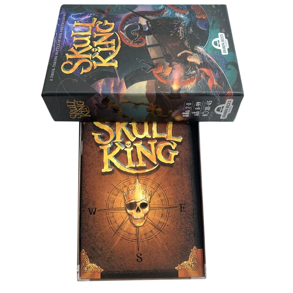 New English version Skull King Ultimate pirate game Hide your Kingdom creator card board game