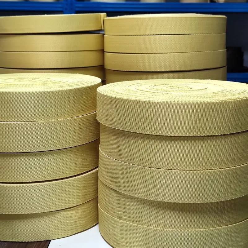 5m/lot  Kevlar aramid webbing high temperature resistance tape fire resistanceand band flame retardancy ribbon 50x2mm