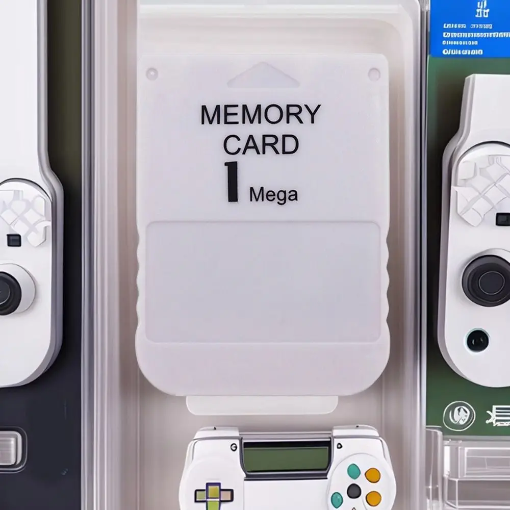 新しい 1MB 容量のメモリカード高速ユニバーサルビデオゲームカード信頼性の高いストレージカード PS1 ゲームアクセサリー用