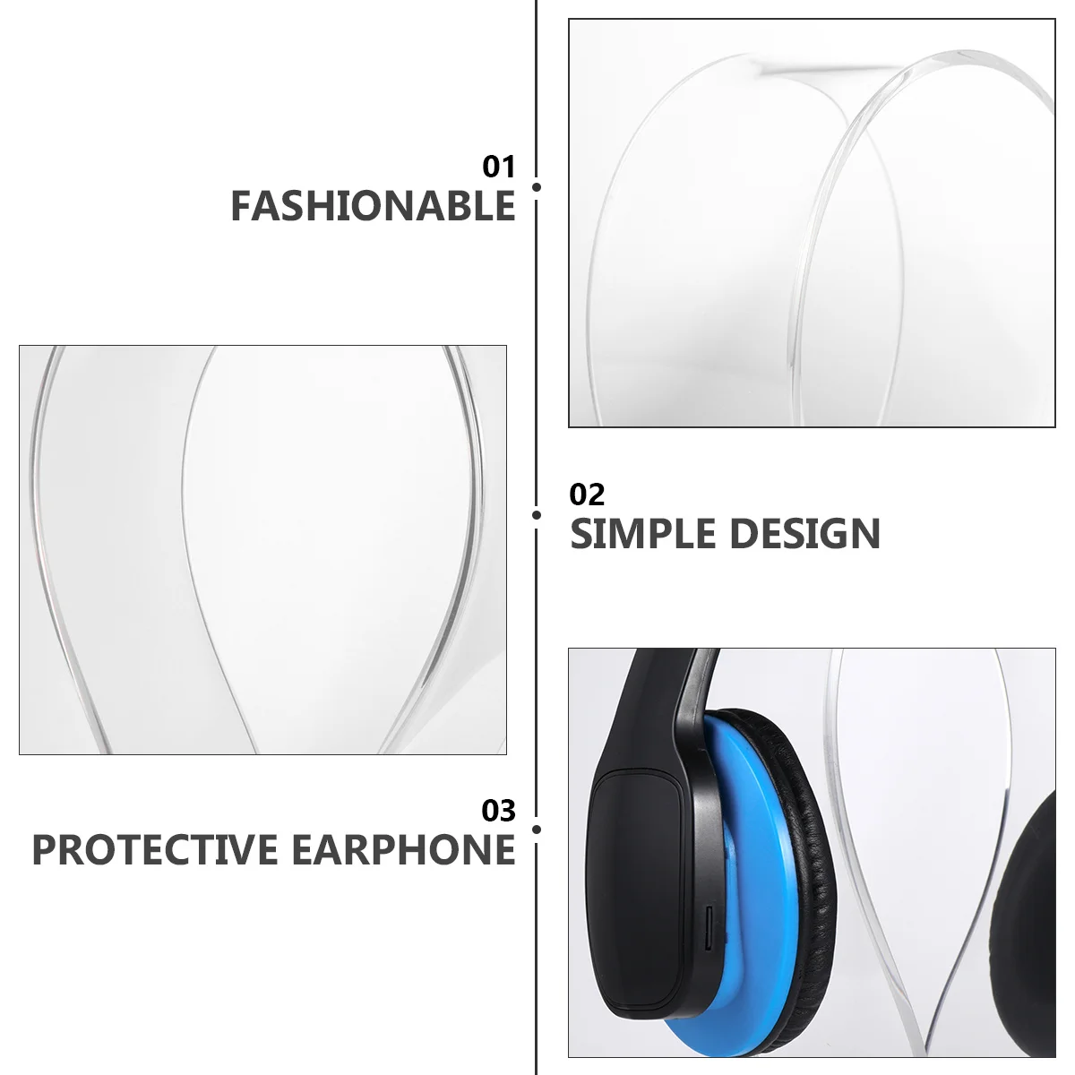 

Headphone Stand Desktop Organizer For Home Earphone Stand Headphone Rack Office School Gaming Use Earphone Rack