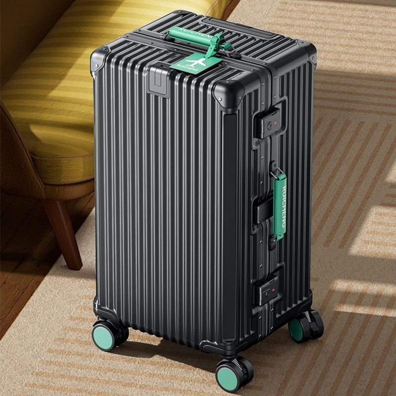 

Чемодан большой вместимости 28/30/32 дюйма, большой прочный и долговечный, утолщенный чемодан на колесиках с алюминиевой рамой, высокое качество