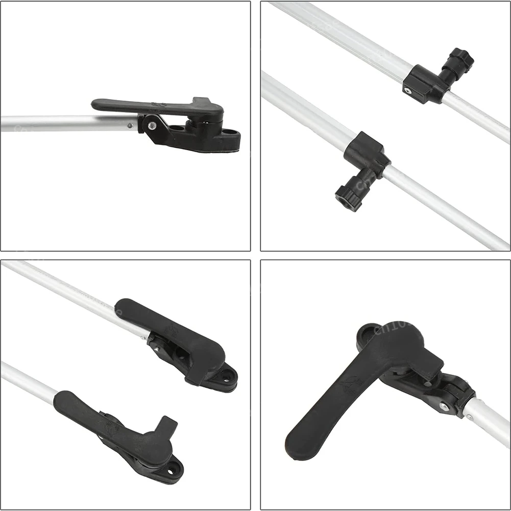 

1 Pair Aluminum Alloy Support Bar 310‑435mm Telescopic Caravan Window Support Rod Motorhome Camper Trailer Caravan Accessories