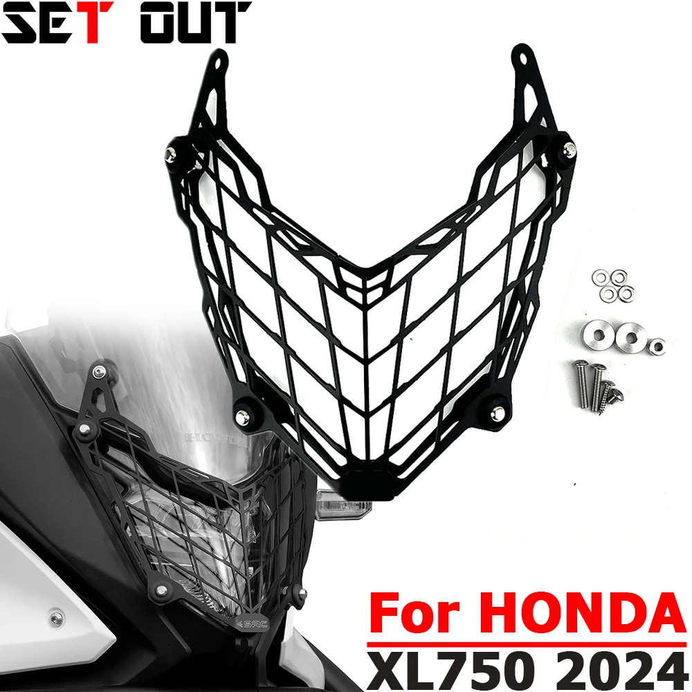 For HONDA NEW XL750 2024 xl750 2024 Motorcycle Accessories Front Headlight Grille Guard Headlamp guards Decorative parts