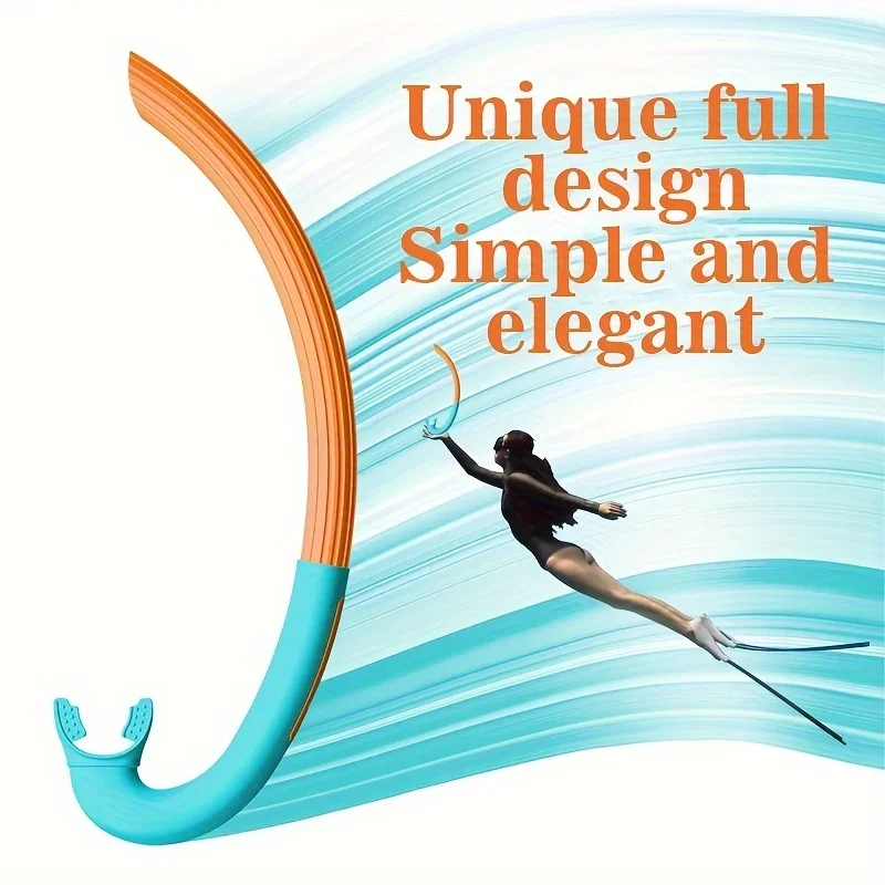 Positive Buoyancy Wet Diving Breathing Tube, Silicone Foldable Tube, Diving Equipment For Fishing And Hunting