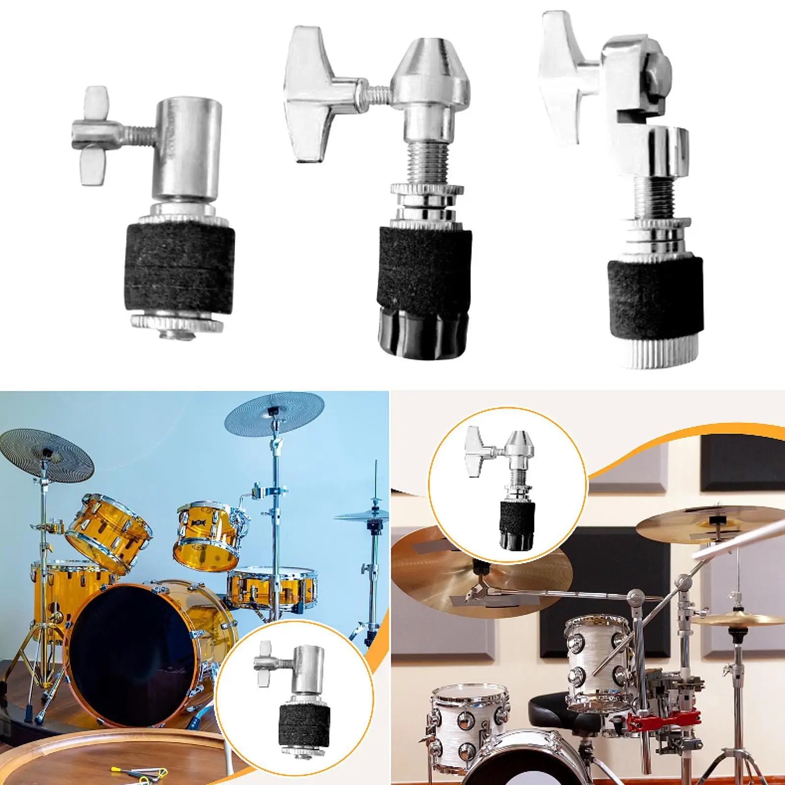 Hi Hat Clutch 6 mm Upgrade Component Cymbal Stand Drum Set Accessory Repair Jazz Drum Clutch Jazz Drum Part for Hi Hat Cymbal