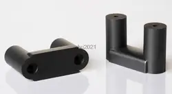 UY20 UY20/65/81 3600nH/N2 PC40 UU Shape Power Transformer Ferrite Core Isolator Ferrite Bead With Hole 1 PAIR