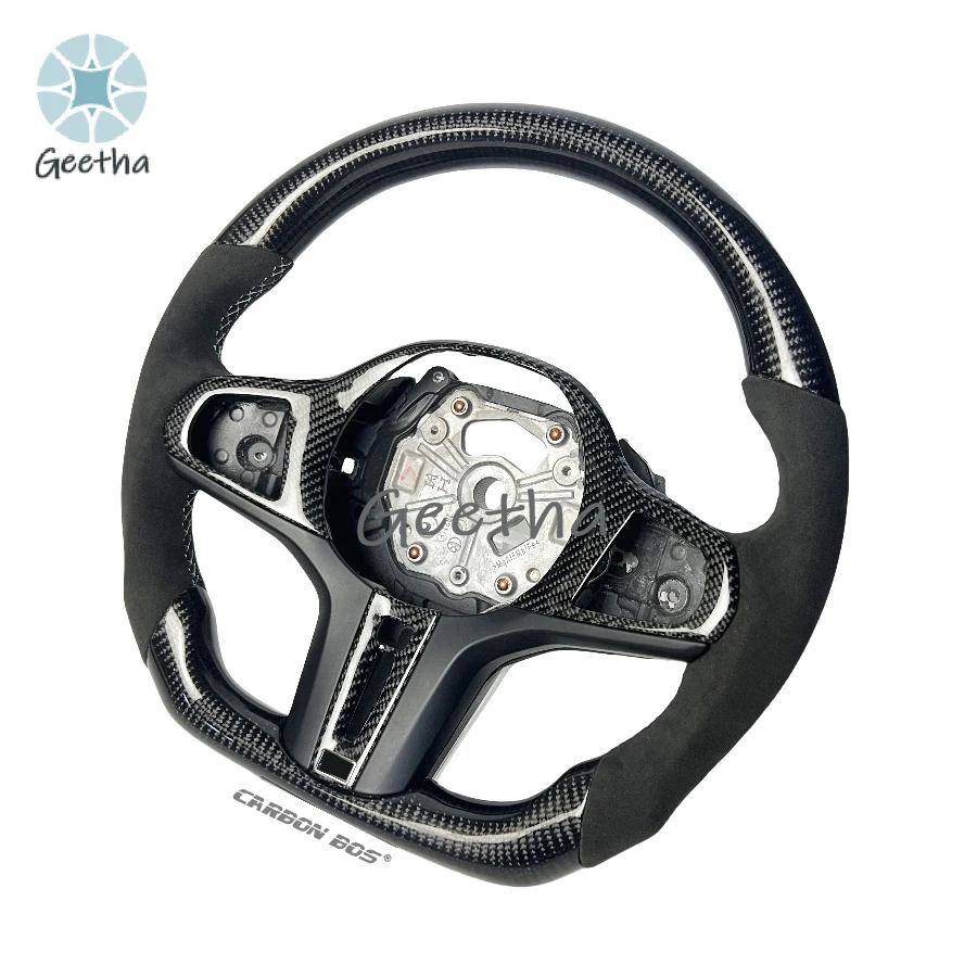 For BMW G Chassis F35 F10 F18 F09 G20 G30 G38 G82 X3 X4 X5 X6 X7 Forged Carbon Fiber Steering Wheel Personalized Customizati