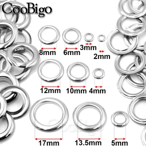 Bộ dụng cụ bộ vòng ILH kim loại 100 kim loại cho lớp bạc 2 mm có thể đơn độc 3 mm 4mm 5 mm 8 mm 10 mm 12 mm 14mm 17mm 9 Băng bán hàng chính với trẻ em - 1