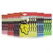3-60pcs Car Air Freshener Natural Scented Tea Paper Auto Hanging Vanilla Perfume Fragrance Leaf Shape Car Accessories Interior - AliExpress 34