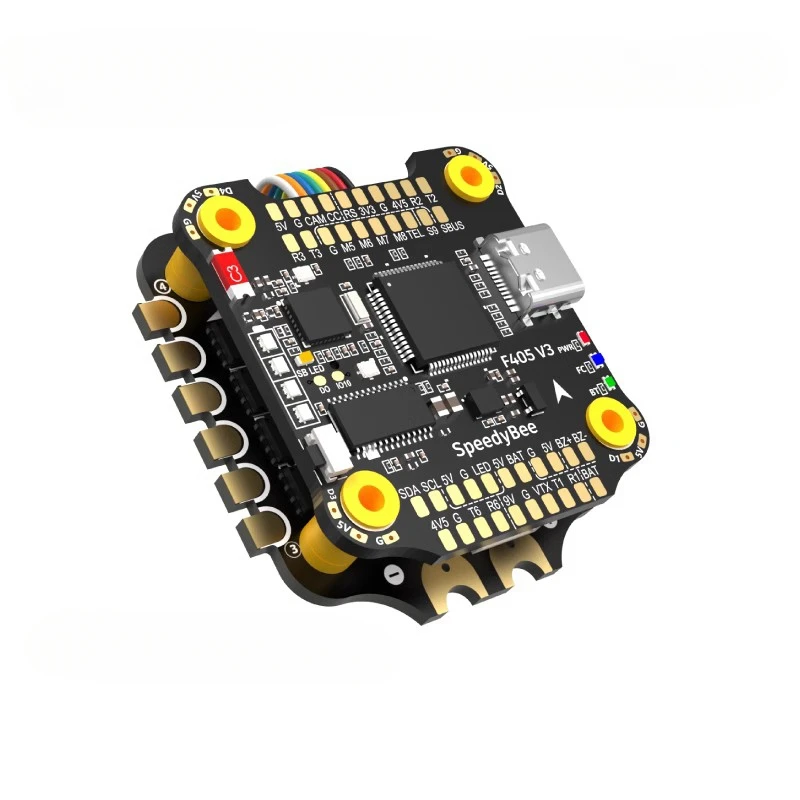 SpeedyB F405 V3 50A Flying Tower F4 Flight Controller 4-in-1 ESC Bluetooth Parameter Adjustment with OSD