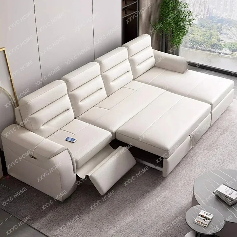 Extendeble Recliner Sofas Storage Armchairs Electric Design Sofas Lazy Apartment Sillas Para Sala De Estar Home AccessoriesF132