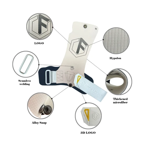 Imagen 2 del producto Empuñaduras de goma para entrenamiento cruzado, Calleras de gimnasia, Luvas para levantamiento de pesas, gimnasio, dominadas, Protector de entrenamiento físico