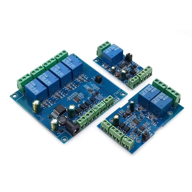 Modbus-Rary1/2-Commutateur technique avec citations, Modbus RTU, 4 canaux, sortie 12V, entrée de commutateur 485, communication TTL Pin He, 7-24V