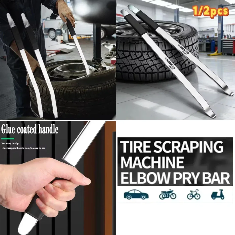 

Professional Tire Pry Bar Bead Lifting Tool Heavy Duty Steel Tire Changer Lever for Car Truck Motorcycle Tire Removal and Mount