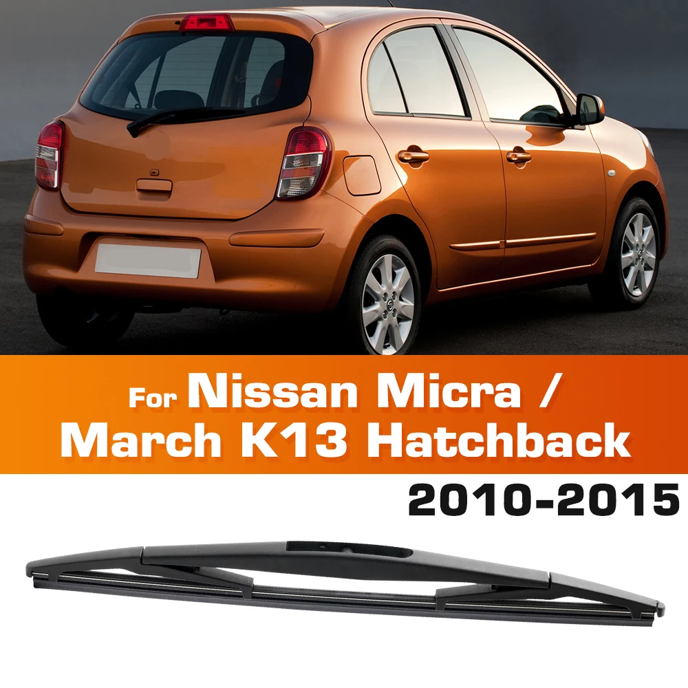 Scheibenwischer 12" Heckscheibenwischerblatt für Nissan Micra / March K13 Schrägheck 2010 - 2015 Windschutzscheibe Windschutzscheibe Heckklappenfenster