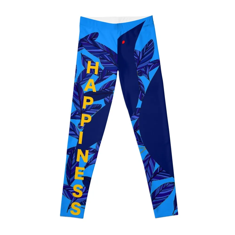 MORE BLUE BIRDS OF HAPPINESS Leggings Sports pants for jogging pants sports for gym gym's sportswear Womens Leggings