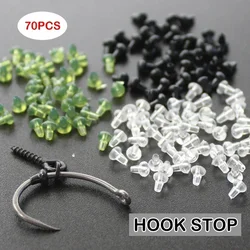 Carp Fishing Hook Bait Screw Stopper Rubber Beads Micro Ring Swivel Stop Floss For Pop UP Boilies Stopping Fish Accessories