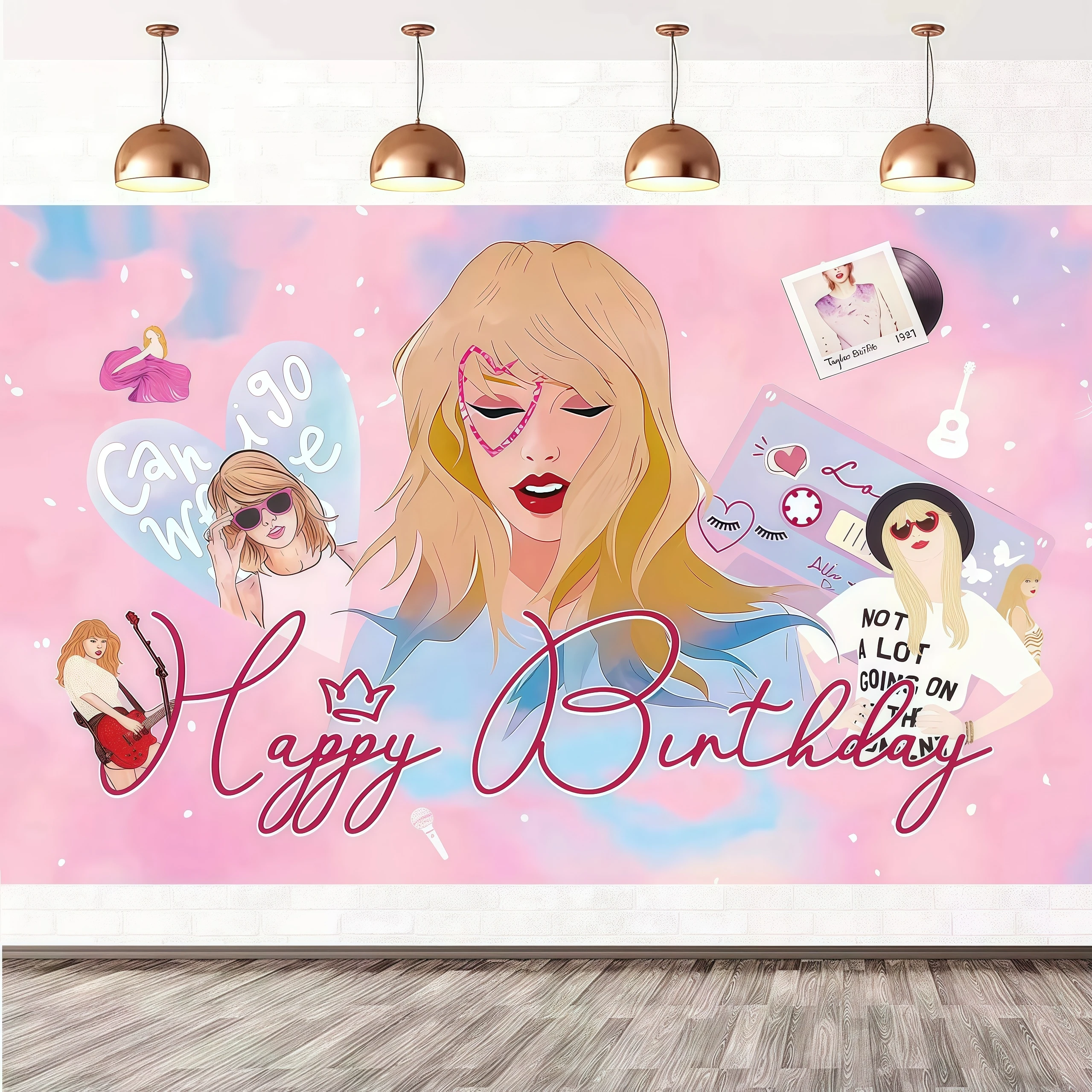 Star Singer Taylored Geburtstag Party Dekor Geschirr Tasse Teller Serviette Sänger Fans Mädchen zugunsten Baby Dusche Dekoration Party Supplie – Detail 19