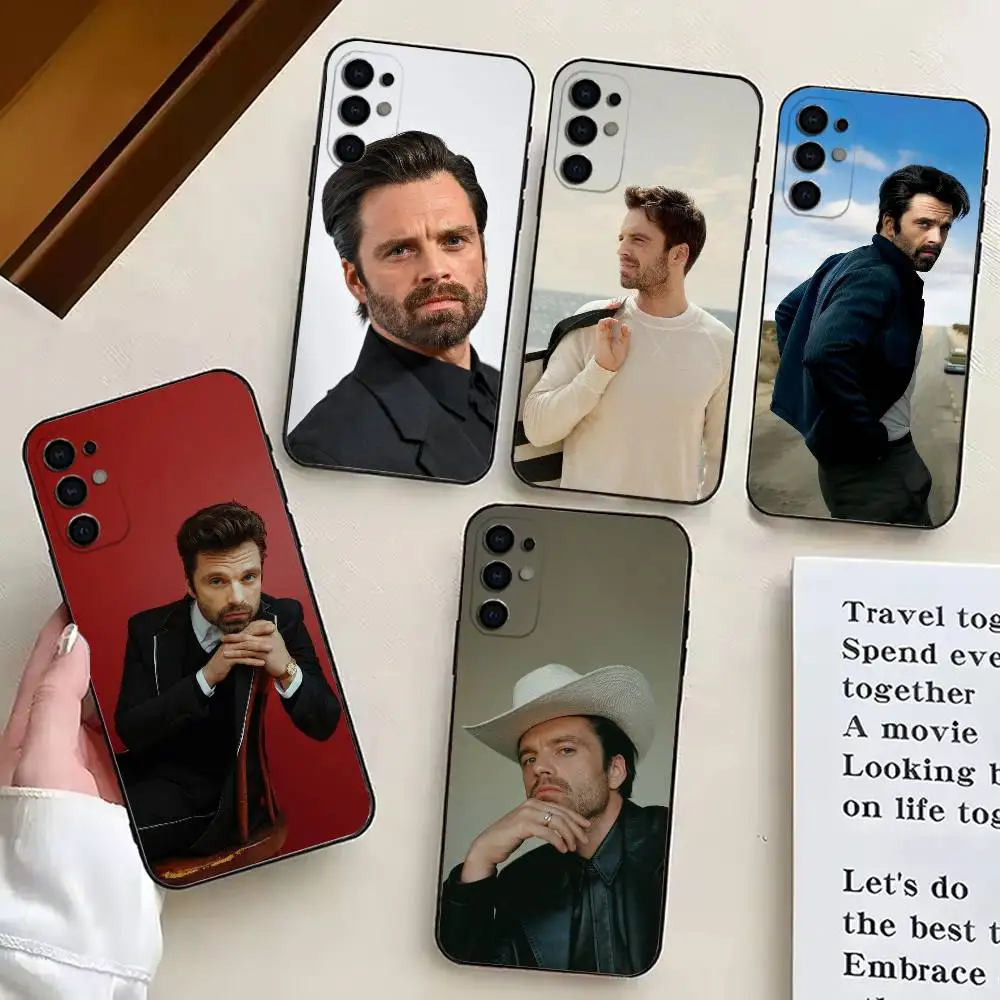 

S-Sebastian S-Stan-SS Actor Phone Case For Samsung S25,S24,S21,S22,S23,S30,Ultra,S20,Plus,Fe,Lite,Note,10,Black Cover