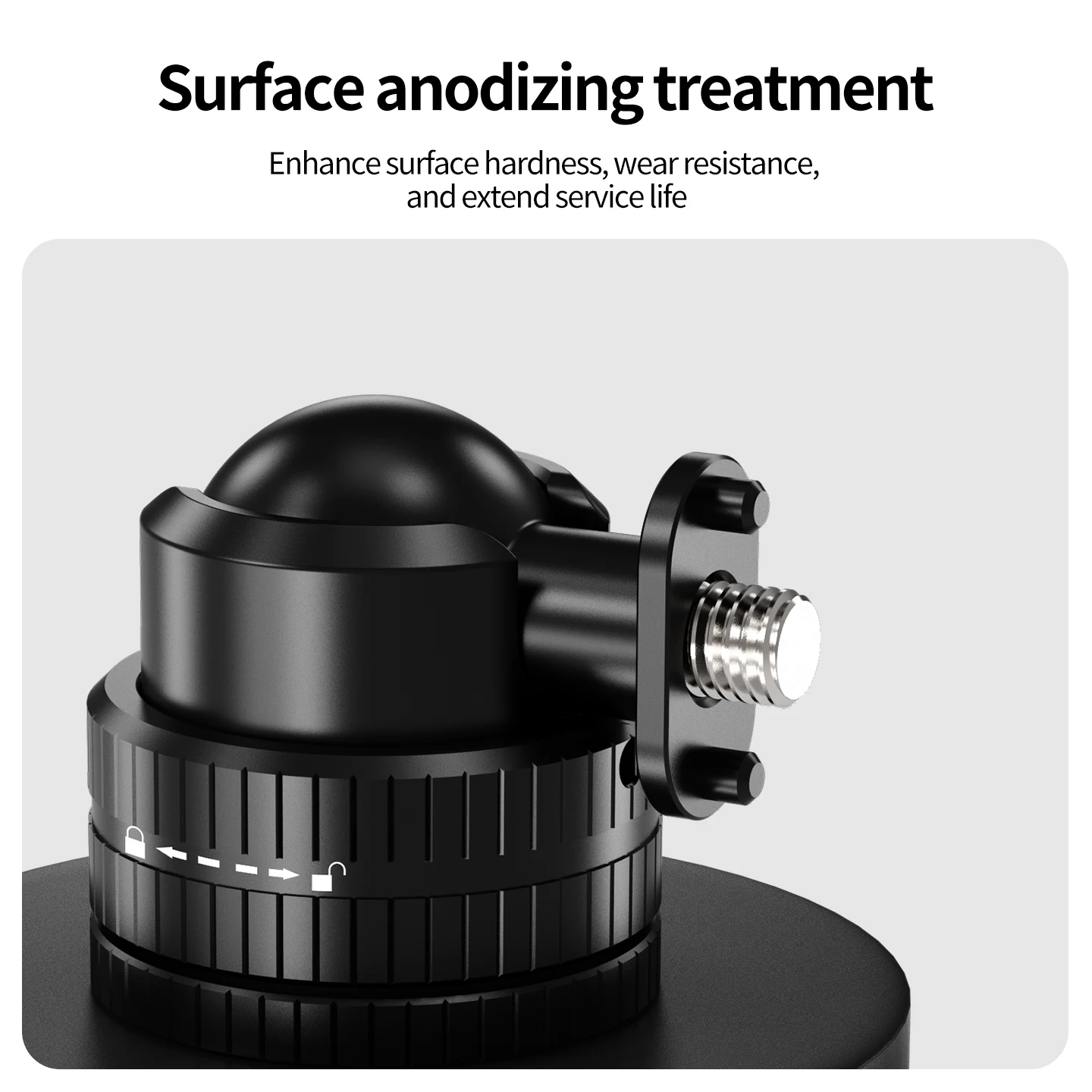 1/4-Zoll ARRI-Positionierungs-22-mm-Kugelkopf mit 66-mm-Magnetfuß für GoPro 13 12 DJI Osmo Action Kamera Halterung Vlog Stativadapter – Detail 14