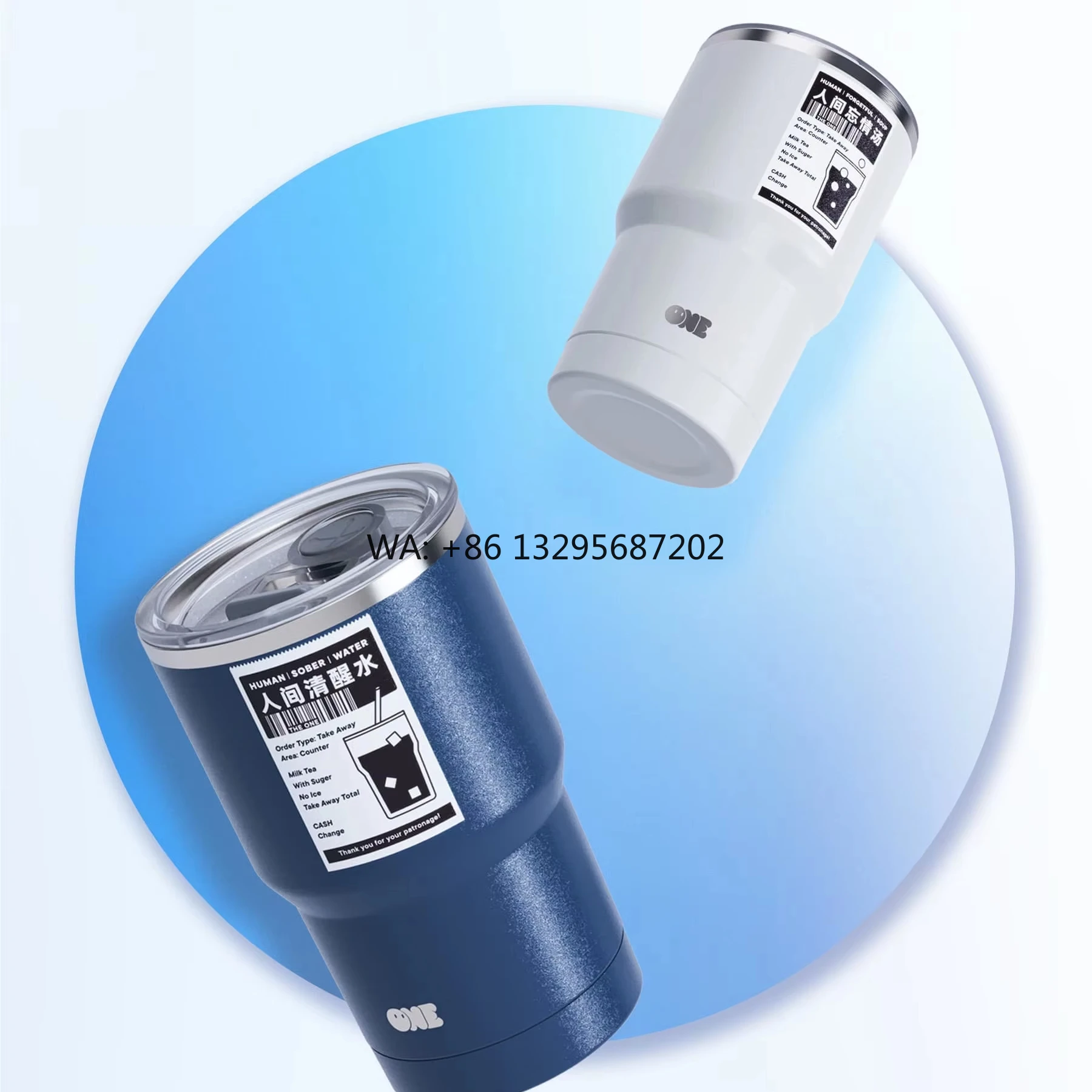 

Custom 316 Stainless Steel Double Vacuum Insulated Tumbler Cup American Style Design With Straw Cap for Travel Water or Tea