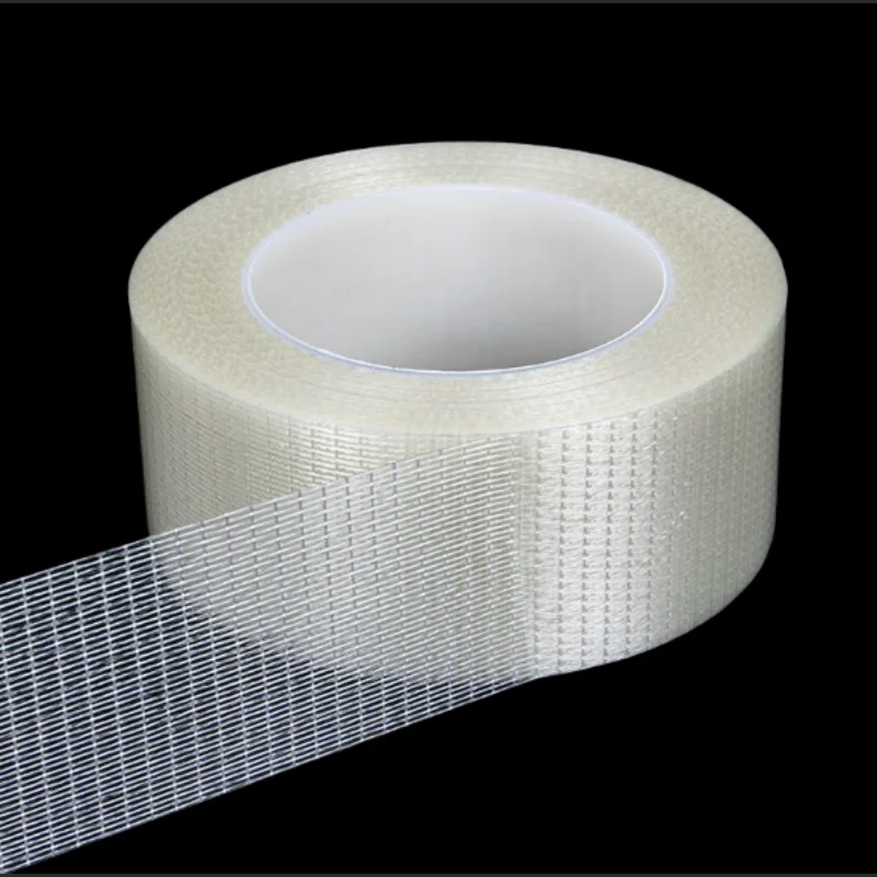 Strong Fiberglass Tape Waterproof Single-sided Seal tape High Temperature Resistance Adhesive Battery Insulation tape Packaging