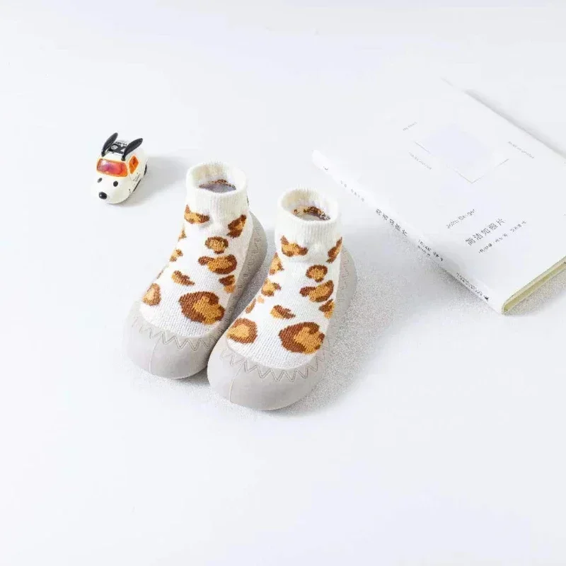 الأحذية والجوارب الوليد الطفل الطابق عدم الانزلاق حذاء طفل صغير الأطفال الجوارب الفتيات أحذية الأولاد أحذية الملاعب المغطاة #5