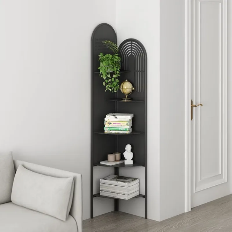 Corner Cabinet Living Room  Shelf Triangle Bedroom Cabinet Floor Storage