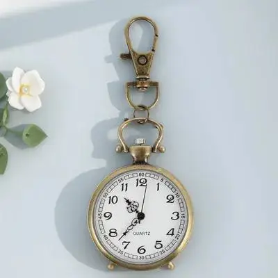 

1pc Nurse Fob Lightweight Waterproof Quartz Pocket Timepiece For Women Doctors Nurses Hanging Simple Design