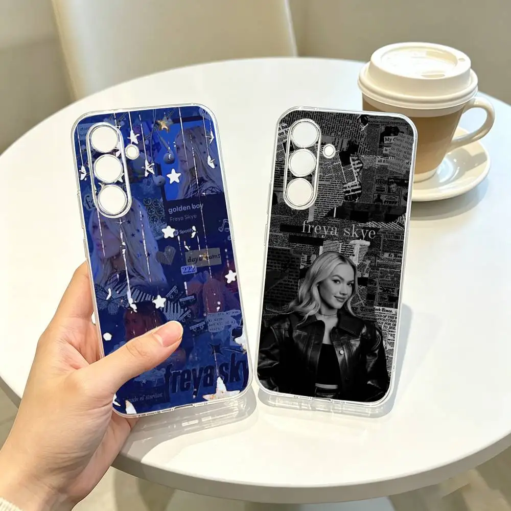 

F-Freya Skye S-Singer Phone Case For SamsungA10,12,20,21S,30,31,40,50,51,52,70,71 Transparent Cover
