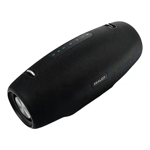 Altoparlante wireless Zealot S67 con tracolla, altoparlante esterno, impermeabile, portatile con stero forte e bassi in aggancio, 40 ore di riproduzione