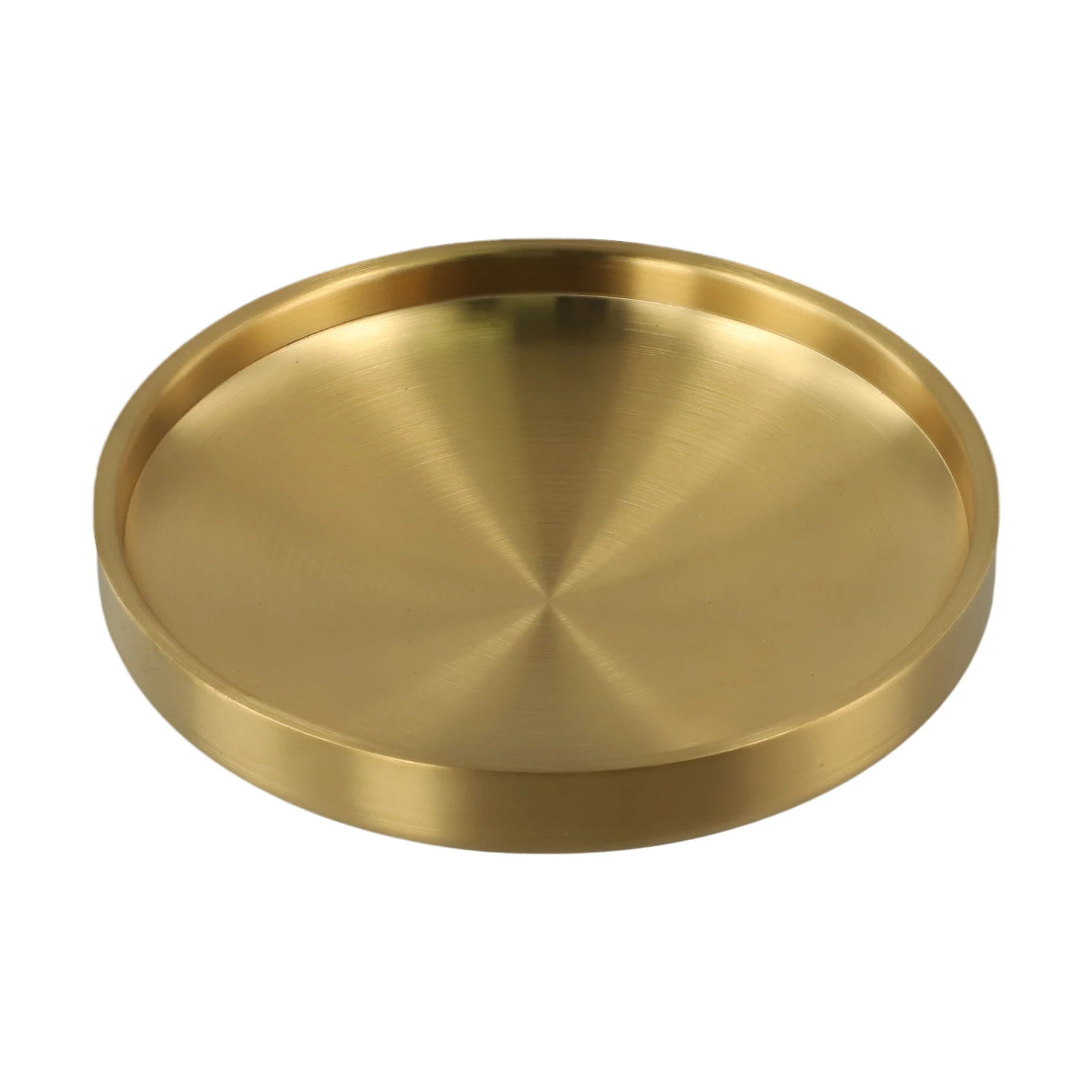 17 19 21 23cm Double-layer Round Tray Stainless Steel Plate Wide Range Of Applications Double-layer Insulation