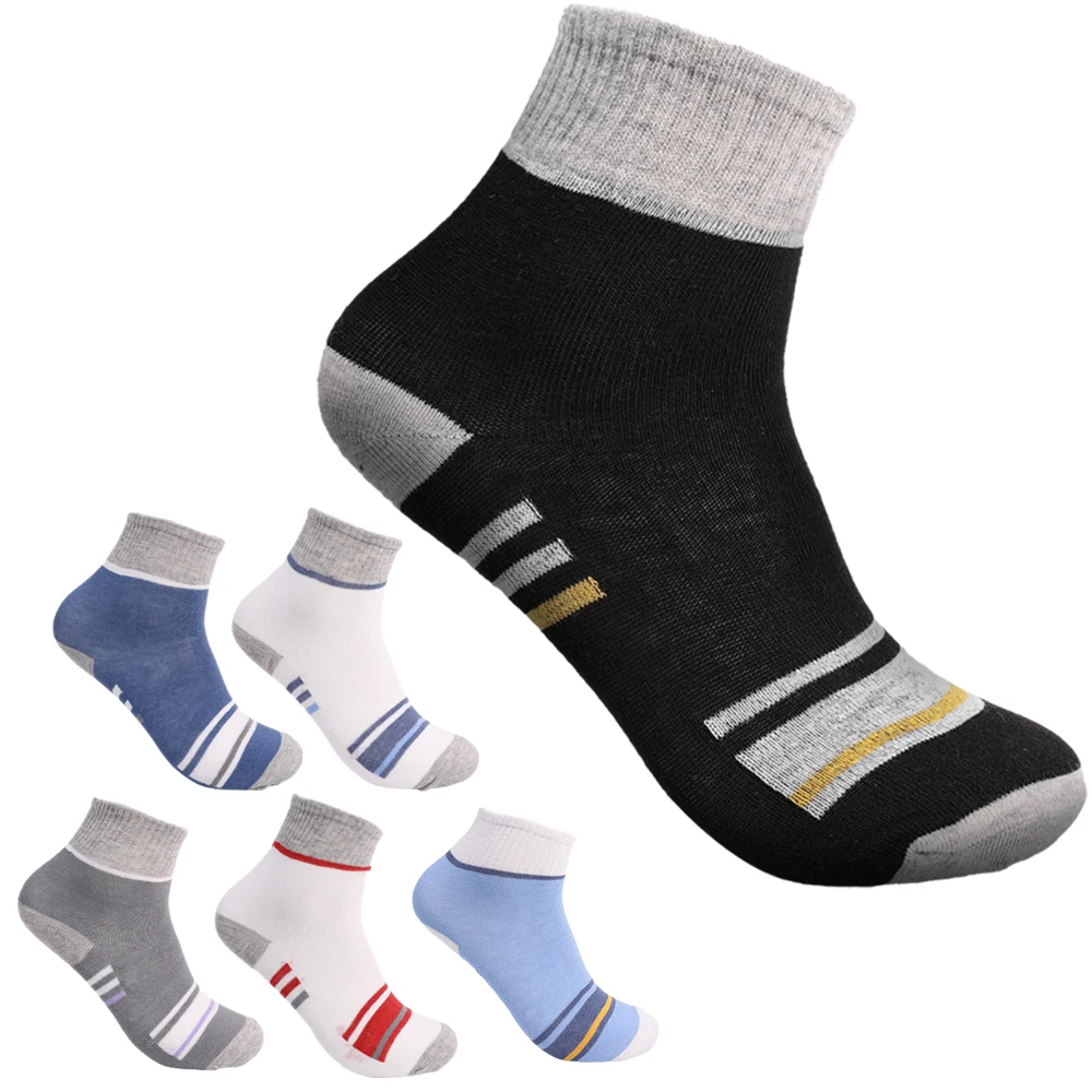 5/1Pairs High Quality Lot Man Socks Casual Breathable Socks Men Cotton Socks Run Sports Socks Men Gift Sokken Large Size38-45